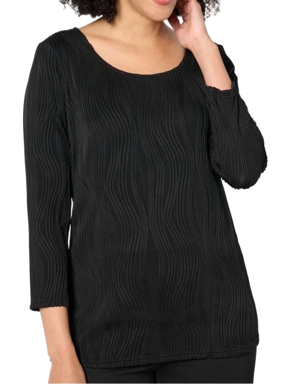 174. NWOT WOMENS ATTITUDES BY RENEE XL DETAIL TOP